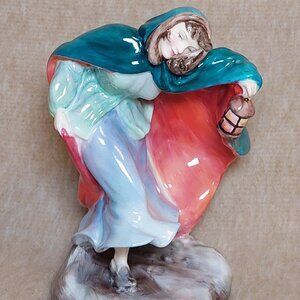 Rare Royal Doulton "Winter" Vintage Home/Office Collectible Statue Figurine